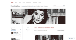 Desktop Screenshot of cheatingjune.com